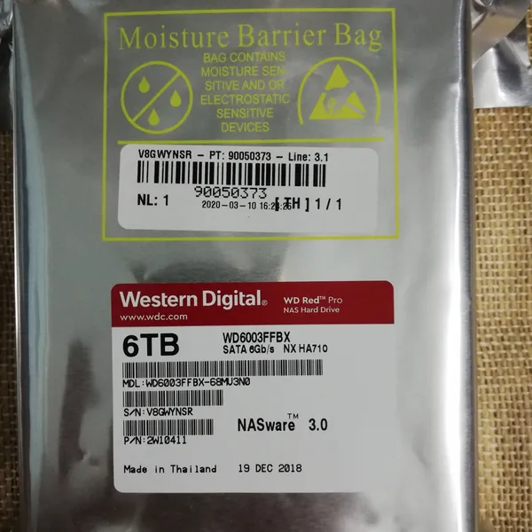 Ổ cứng HDD WD Red Pro 6TB 3.5 inch SATA iii WD6003FFBX
