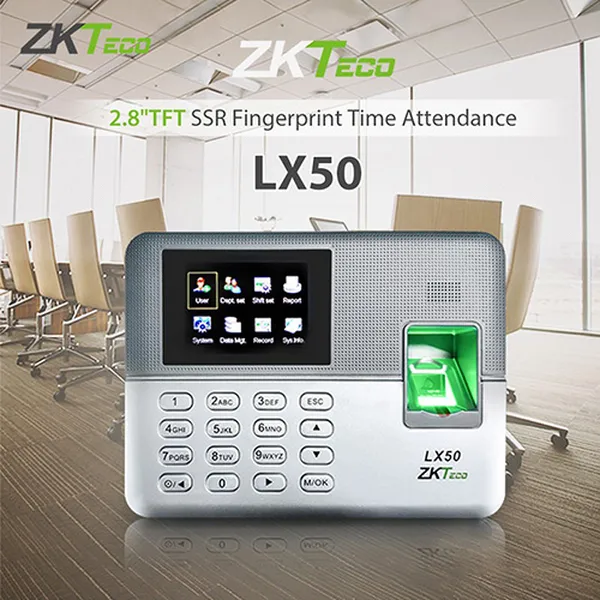 Máy chấm công vân tay ZKTeco LX50