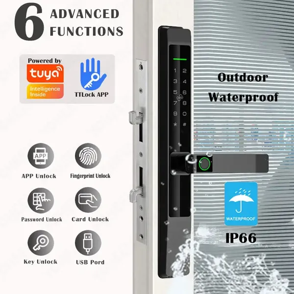 Khóa Vân Tay Cửa Nhôm Kapler KL-211