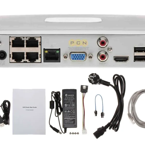 Đầu ghi IP Dahua NVR2104-P-4KS2 HD 8MP, 1 Sata, Audio, 4 cổng PoE