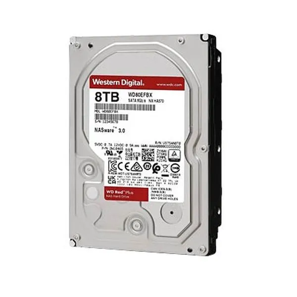 Ổ Cứng HDD WD Red Plus 8TB 3.5 inch SATA iii WD80EFBX