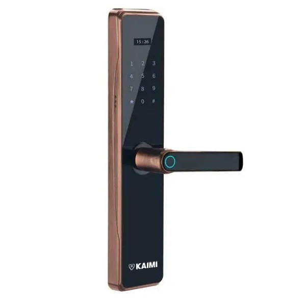Khóa Cửa Vân Tay Kaimi BTM101 - Viền Đồng
