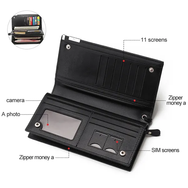 Camera ngụy trang ví da