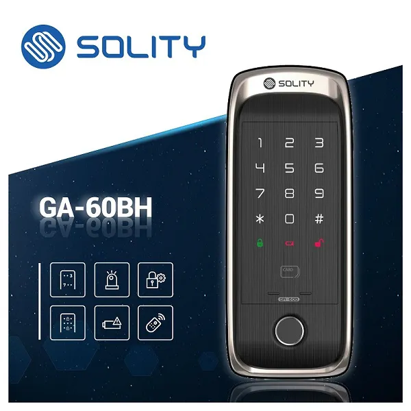 Khóa Cửa Vân Tay Solity GA-60BH Cửa Lùa