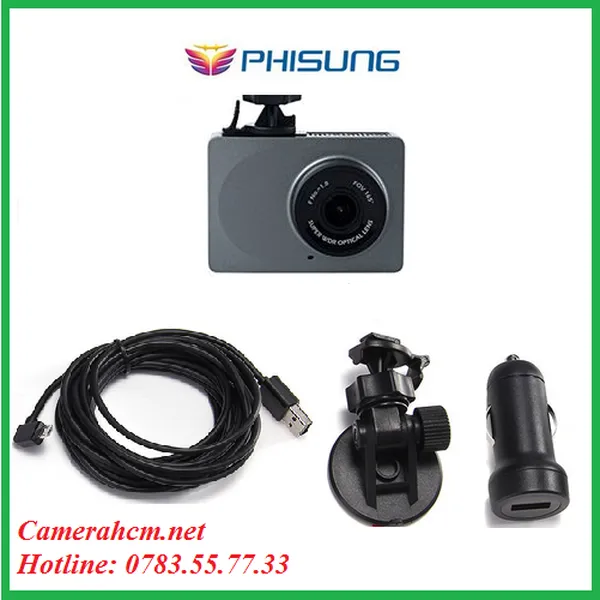Camera  Phisung hành trình thông minh WIFI FULL HD YI DASH CAM