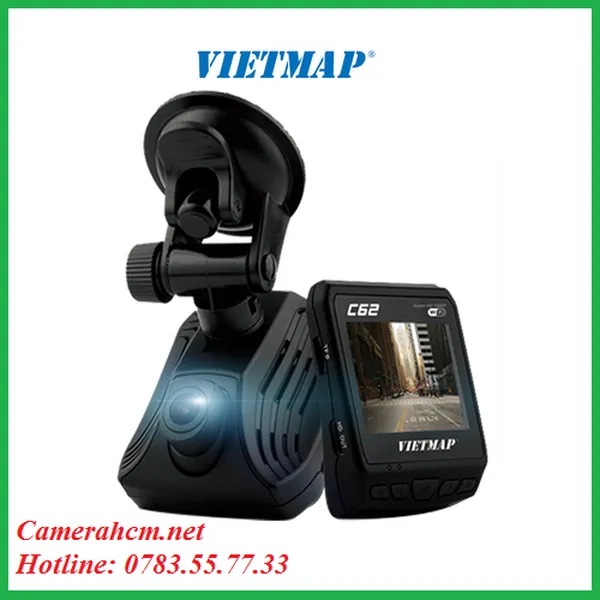Camera hành trình ô tô Vietmap C62 Ghi hình Ultra HD 2K