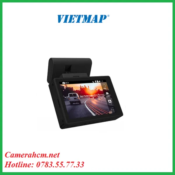 Camera hành trình ô tô Vietmap C65 ghi hình trước và trong xe Ultra HD 4K