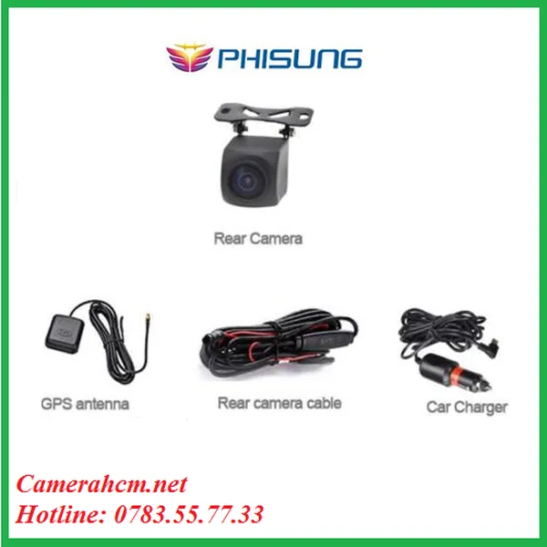 Camera Phisung G05 - IPS màn hình cảm ứng 9,35 dash máy ảnh ADAS dual cam HD1080P  GPS