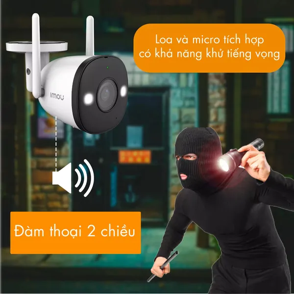 Camera Wifi Imou F26FP 1080P - Có màu ban đêm