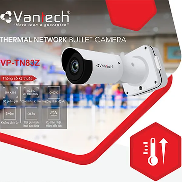 Camera IP Tầm Nhiệt VANTECH VP-TN83Z