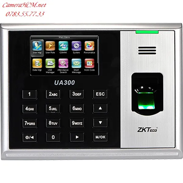Máy chấm công vân tay và thẻ ZKTeco UA300
