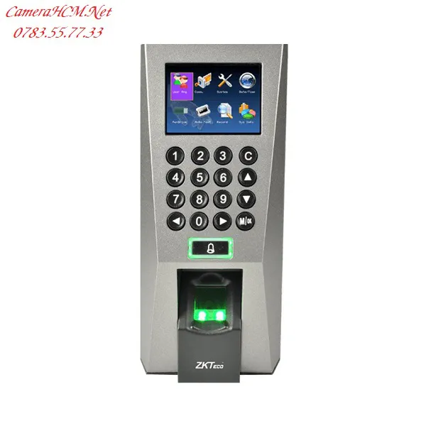 Máy chấm công vân tay và kiểm soát ra vào Zkteco F18