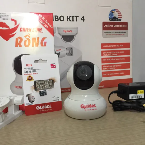 Camera IP Wifi Global Trong Nhà 2.0MPX
