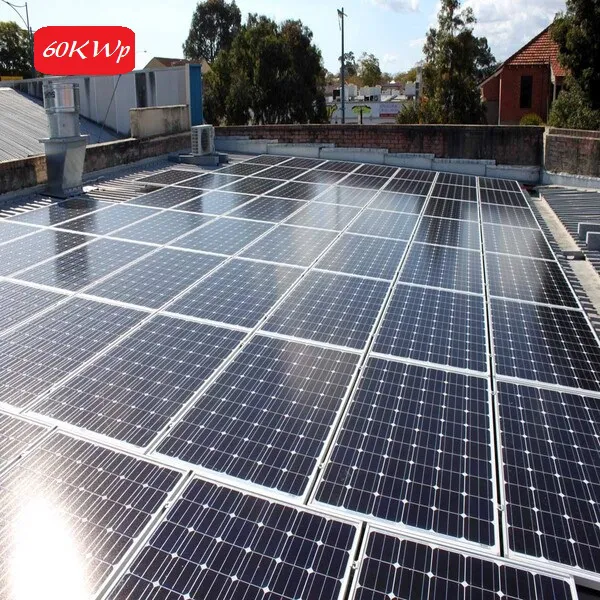 Chi phí lắp đặt điện mặt trời hòa lưới 60KW trọn gói