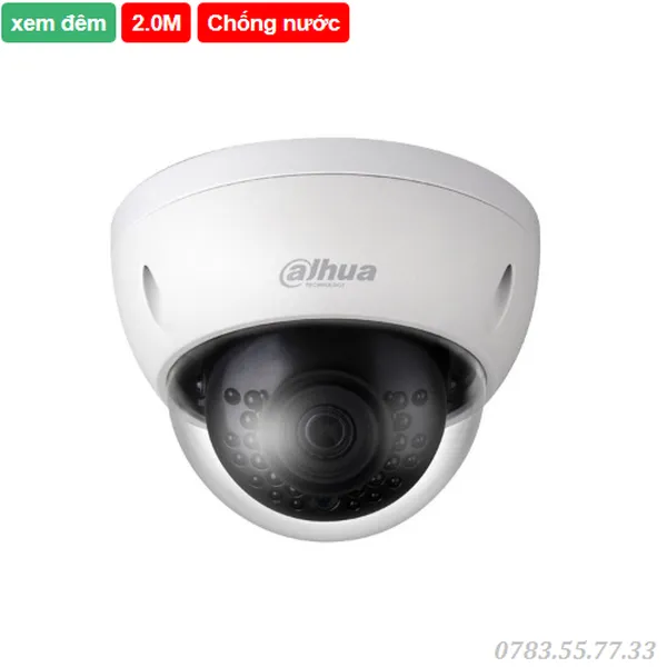 Camera IP Dome 2.0 Megapixel DAHUA IPC-HDBW4239RP-ASE
