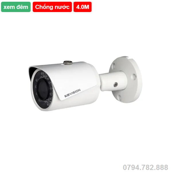 Camera Ip Kbvision KX-4001N2 4.0 Megapixel