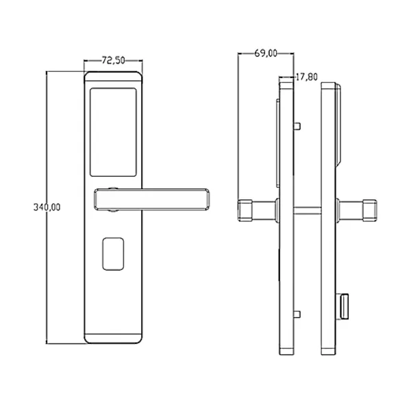 Khóa Cửa Điện Tử Capsule X2