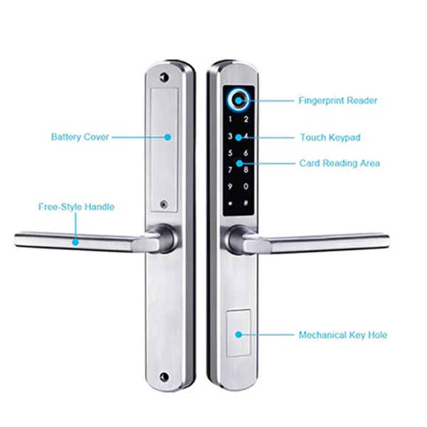 Khóa Vân Tay Cửa Nhôm Capsule D3