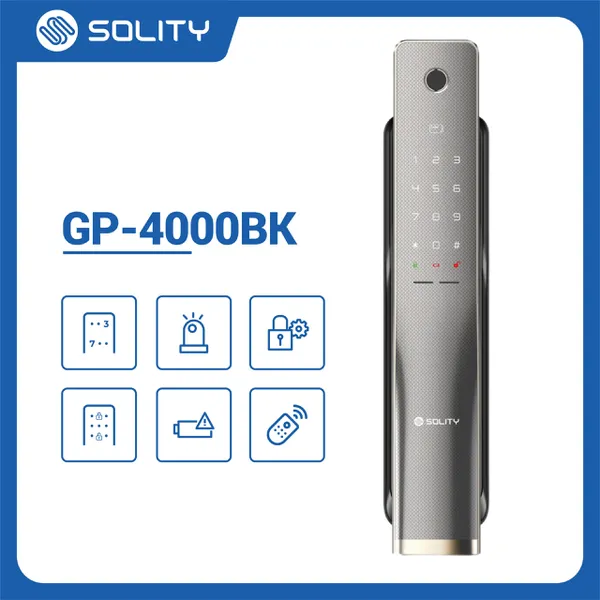 Khóa Cửa Vân Tay Solity GP-4000BK