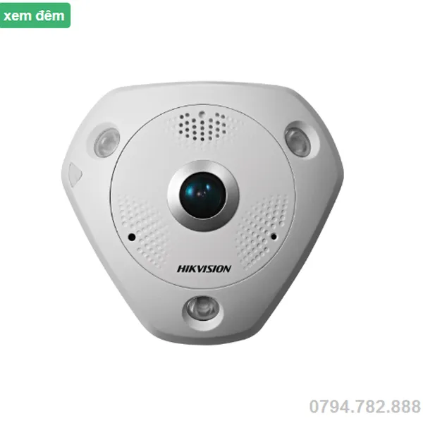 Camera IP HIKVISION DS-2CD6362F-I 6.0 Megapixel, IR 15m, MicroSD, Mic và loa, bản đồ nhiệt