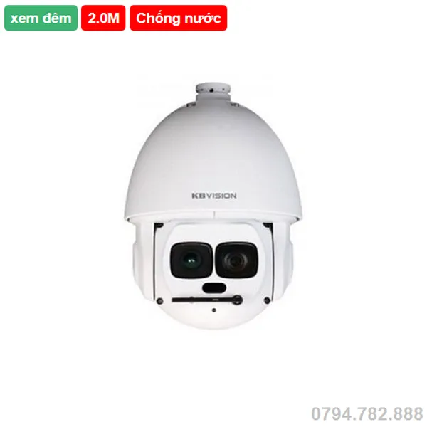 Camera ip Kbvision KX-2308IRSN 2.0 Megapixel, IR 500m, Zoom 30X, Alarm, WDR 140dB