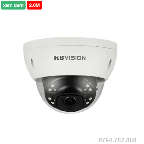 Camera IP kbvision KX-2007PN 2.0 Megapixel, Zoom 12X, Alarm, Micro SD, PoE,