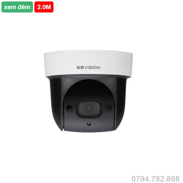 Camera IP KBVision KH-PN2007IR 2.0 Megapixel, IR 30m, Zoom 4X, Micro SD, PoE