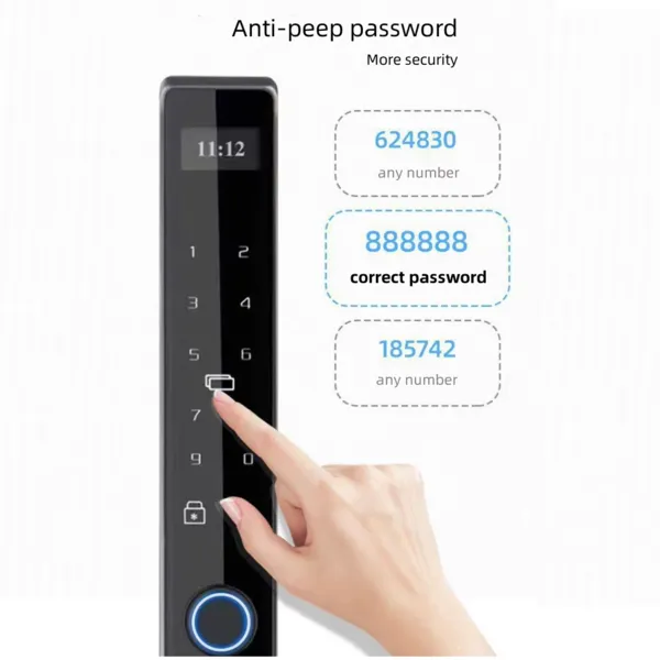 Khóa Vân Tay Cửa Nhôm Kapler KL-212BL