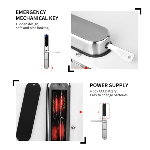 Khóa Vân Tay Cửa Nhôm Kapler KL-215BL