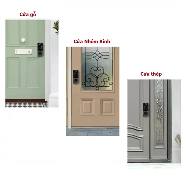 Khóa Cổng Vân Tay Kapler KL-310BL