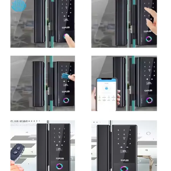 Khóa Vân Tay Cửa Kính Kapler KL-410BL