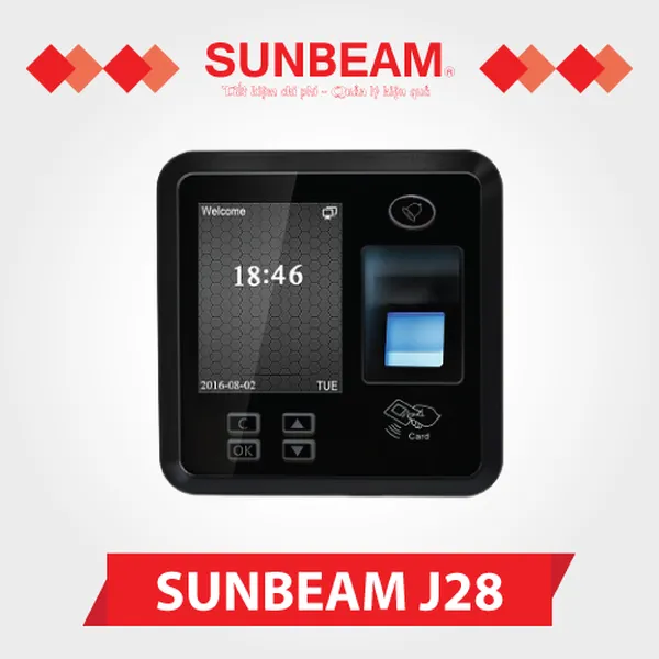 Máy Chấm Công Vân Tay Sunbeam J28