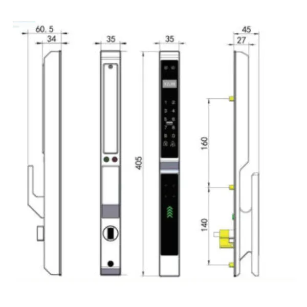 Khoá Nhận Diện Khuôn Mặt Kaimi NF01 FaceID