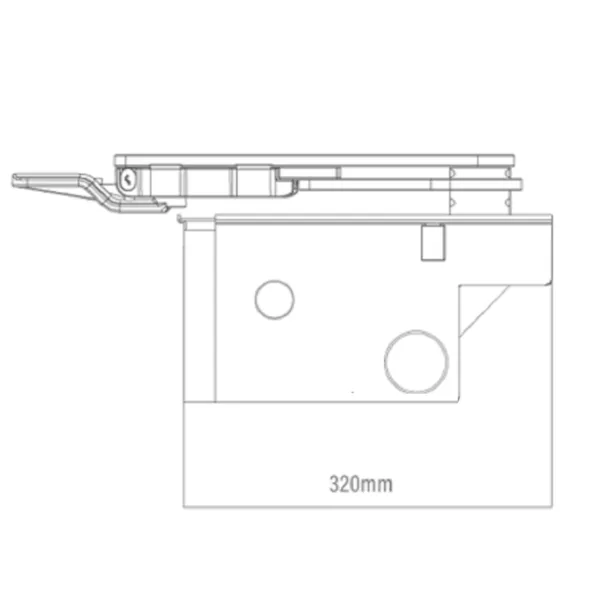 Cổng Âm Sàn POWERTECH PU350 24V 600Kg Taiwan
