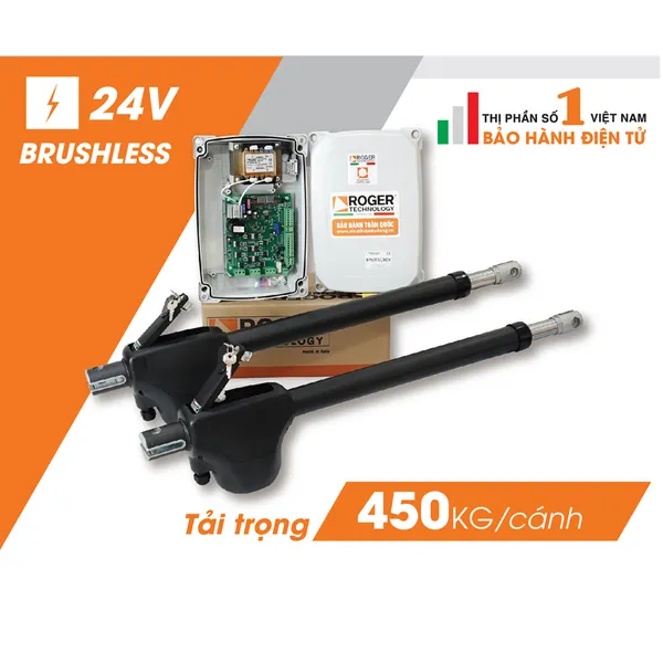 Motor Cổng Tay Đòn Roger MonoS4