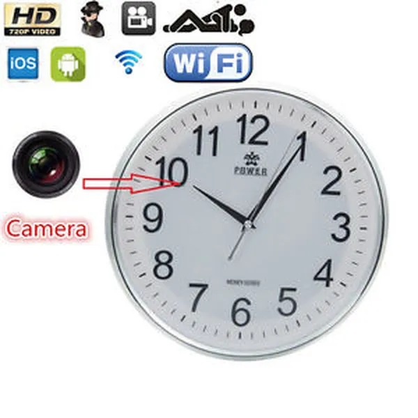 camera ngụy trang đồng hồ treo tường T15