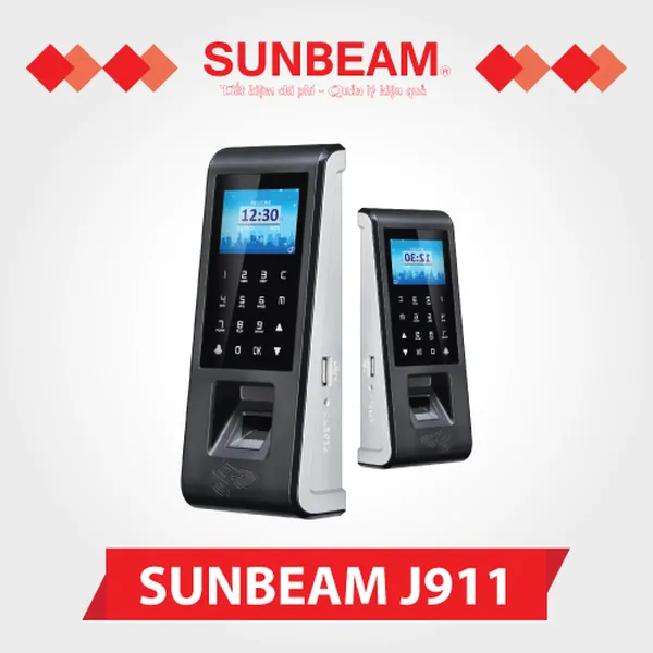 Máy chấm công vân tay Sunbeam J911 - Kiểm soát cửa ra vào