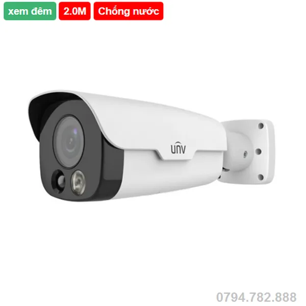 Camera Uniview IPC262EFW-DUZ 2.0 Megapixel, Starlight, hồng ngoại 30m, chuẩn H265