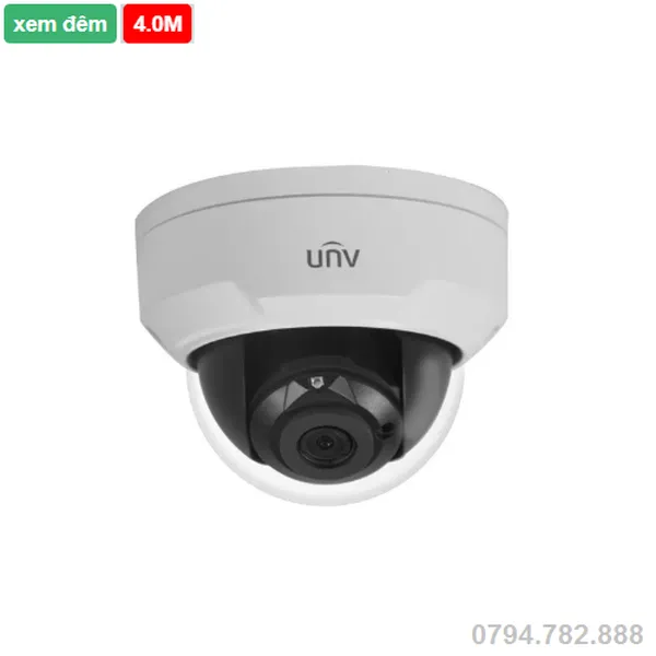 Camera Uniview IPC324LR3-VSPF28-D 4.0 Megapixel, hồng ngoại 30m, chuẩn H265