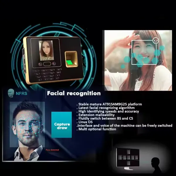 Máy Chấm Công Khuôn Mặt Zkteco F30S