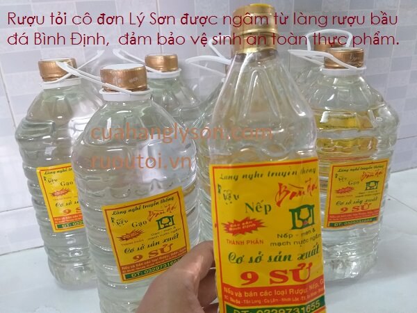 rượu tỏi cô đơn lý sơn