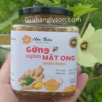 Mua gừng ngâm mật ong