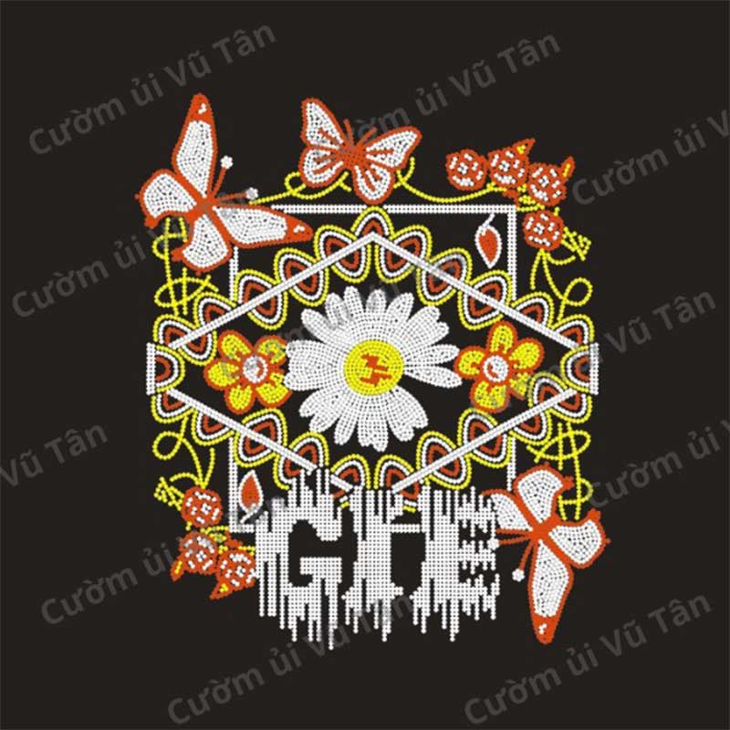 cườm đá ép áo