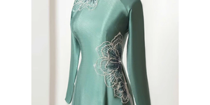 Các mẫu áo dài đính đá đẹp: Từ đơn giản đến sang trọng