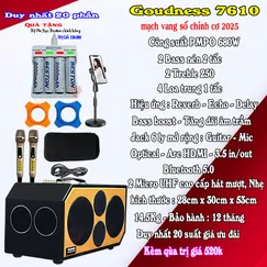 Loa karaoke công suất lớn Goudness 7610 chính hãng