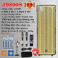 Loa kéo bass 4 tấc có Sub công suất lớn J9800S