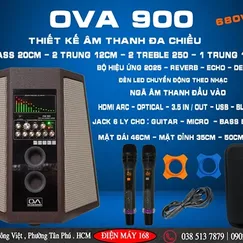 Loa tháp karaoke OVA 900 hát karaoke hay