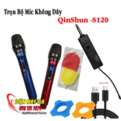 Mic loa kéo không dây Đa Năng QinShun S120 Chính Hãng