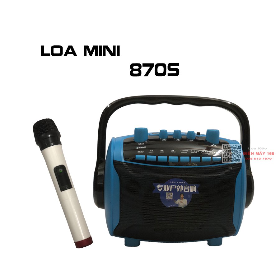 Loa karaoke bluetooth mini sast 870s hát hay giá rẻ