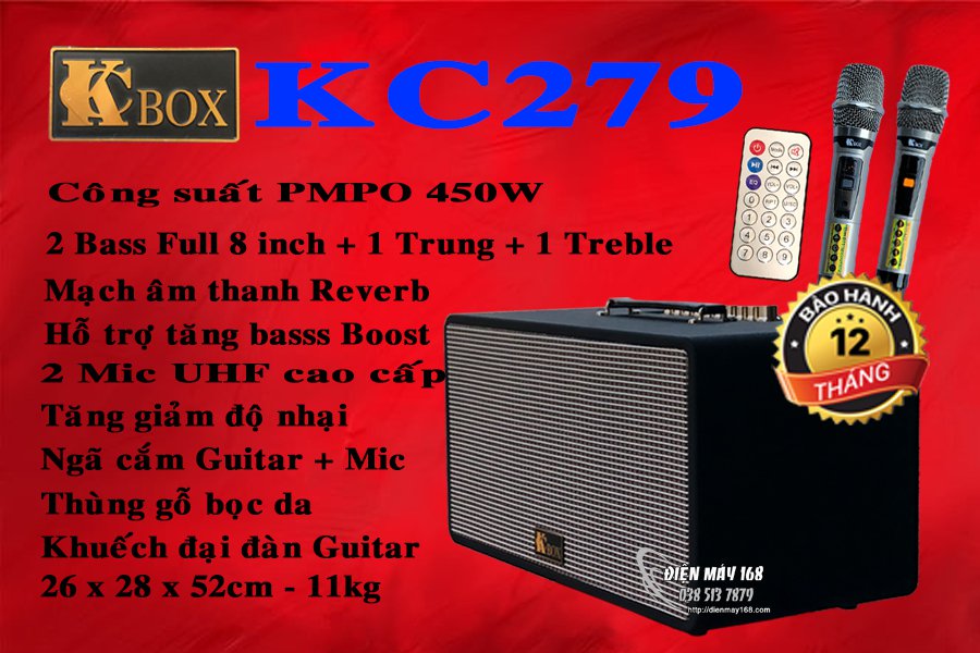 Loa karaoke kcbox kc279 Giá rẻ nhất HCM